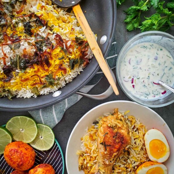 Chicken Dum Biryani (Kacchi style)