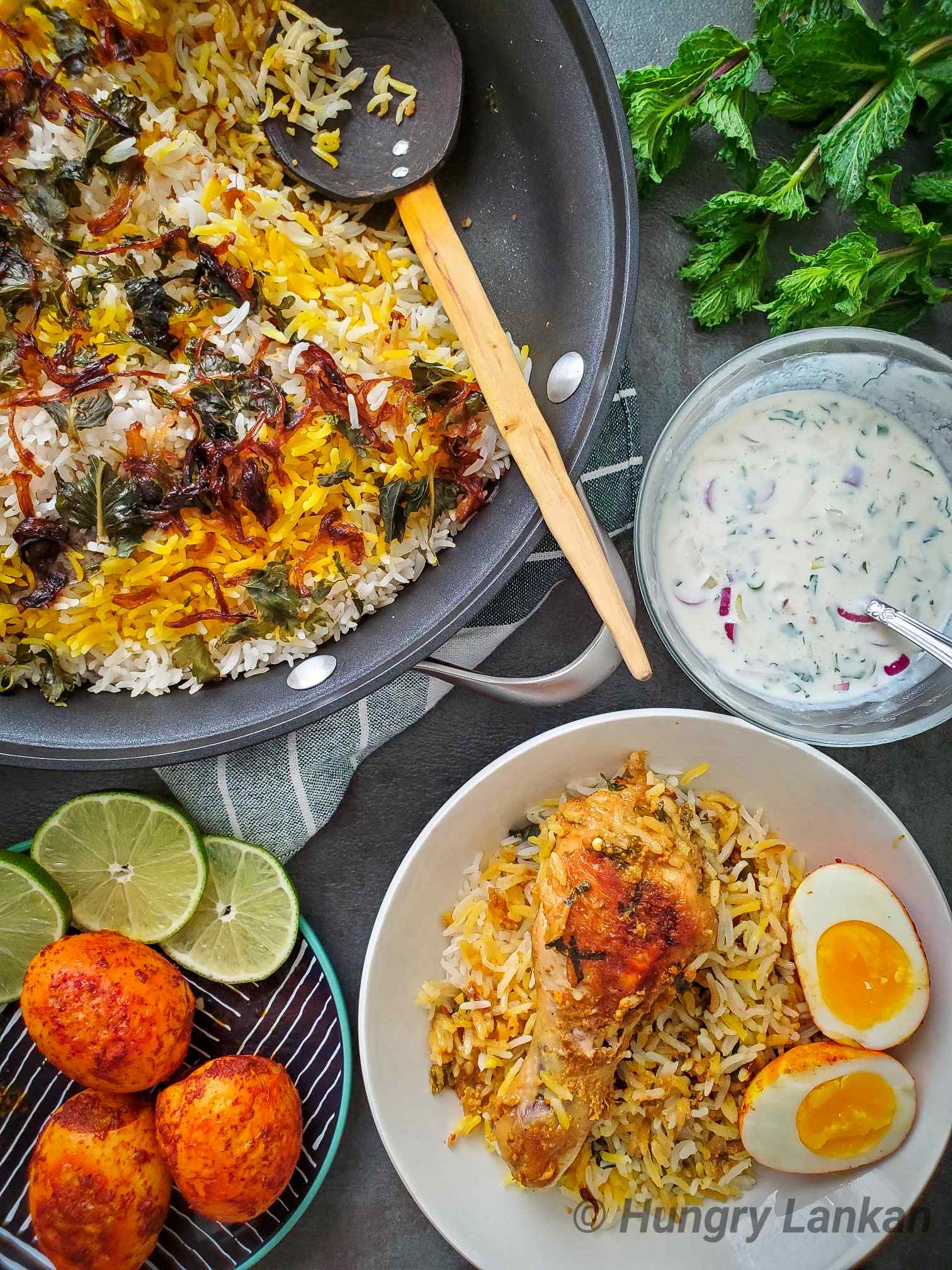 Chicken Dum Biryani (Kacchi style) - Hungry Lankan