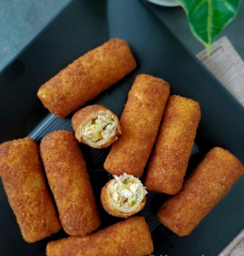 Chicken cheese and habanero rolls