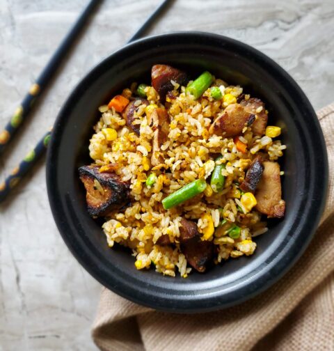 chinese pork fried rice