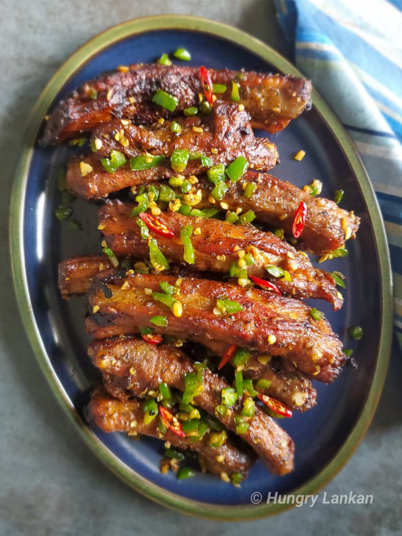 Chinese Style Pork Ribs - Hungry Lankan