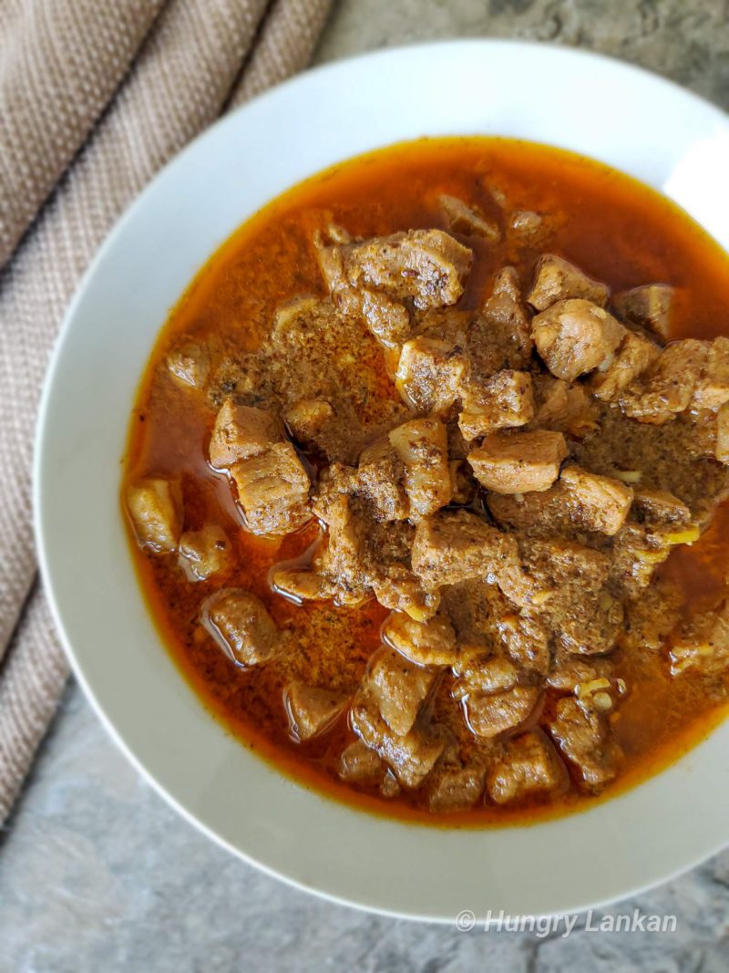 Sri Lankan Red Pork Curry - Hungry Lankan