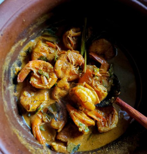 Sri Lankan Prawn/Isso Curry