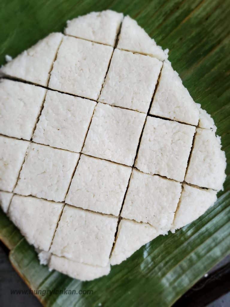 Kiribath (Sri Lankan milk rice)