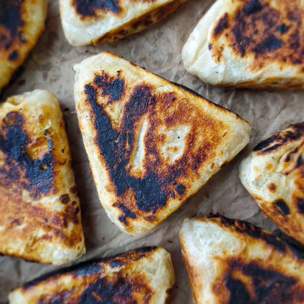 Sri Lankan vegetable roti (Elawalu roti)