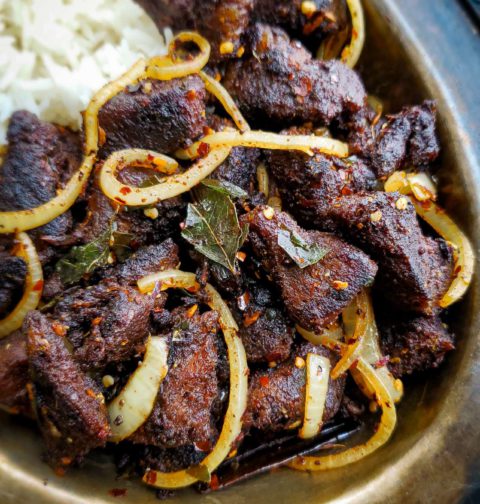 Spicy beef fry