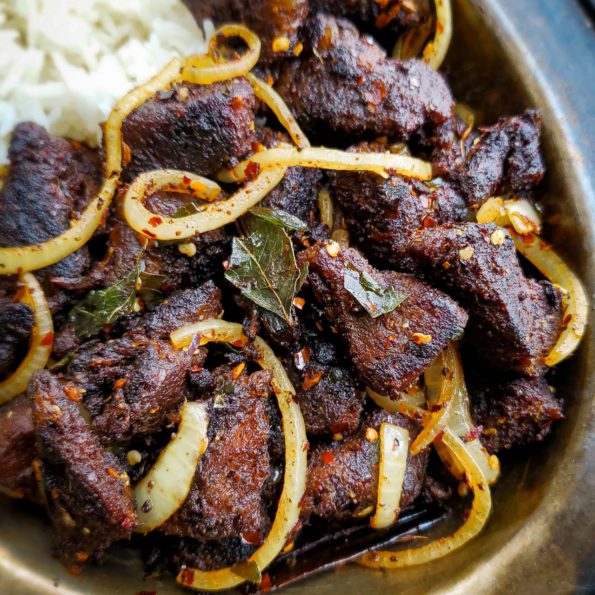 Spicy beef fry