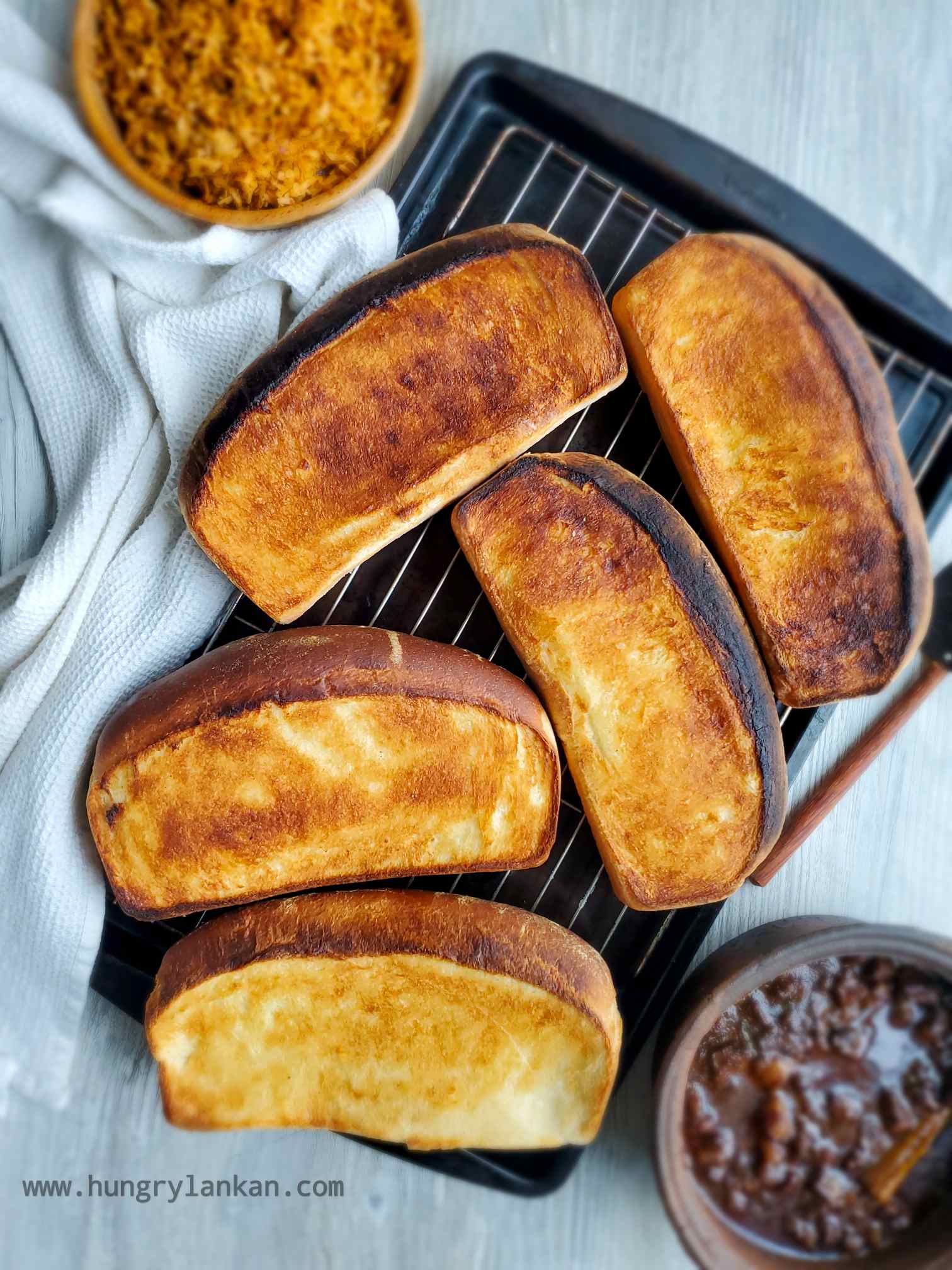Sri Lankan Thati Paan (flat-bread) - Hungry Lankan