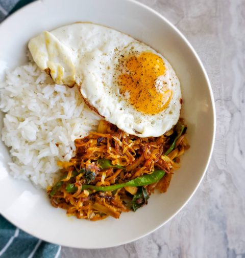 Spicy Cabbage Stir-fry