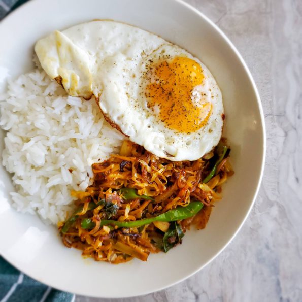 Spicy Cabbage Stir-fry