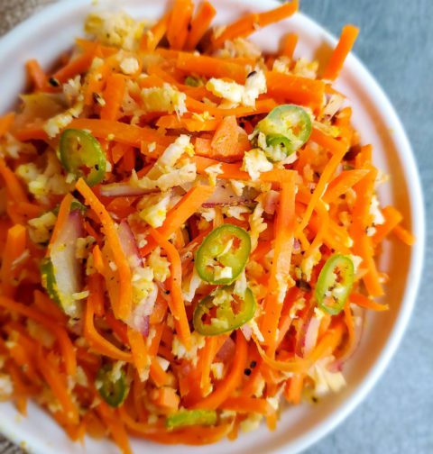 Sri Lankan carrot Salad/ Sambola