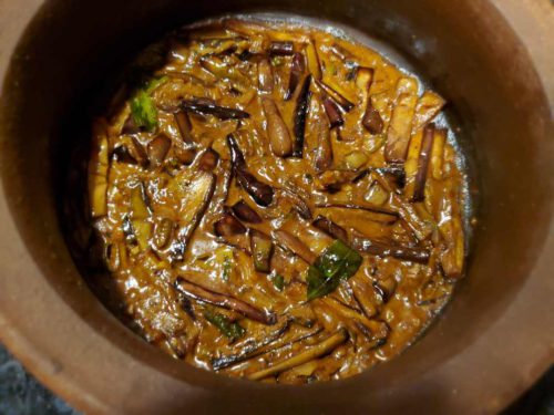Sri Lankan Fried Eggplant Curry - Hungry Lankan