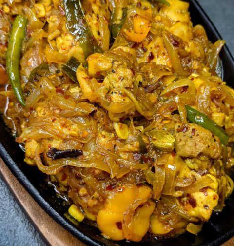 Sri Lankan easy stir-fried spicy chicken