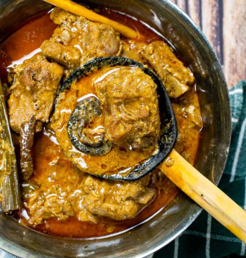 Pork ribs curry