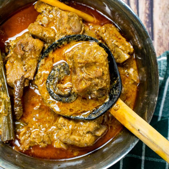 Pork ribs curry