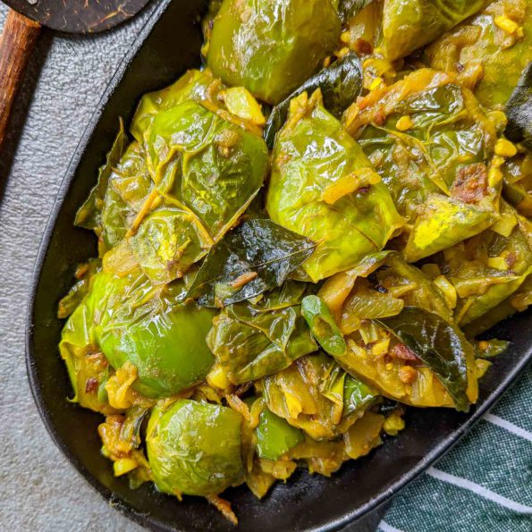 Thai eggplant stir-fry curry