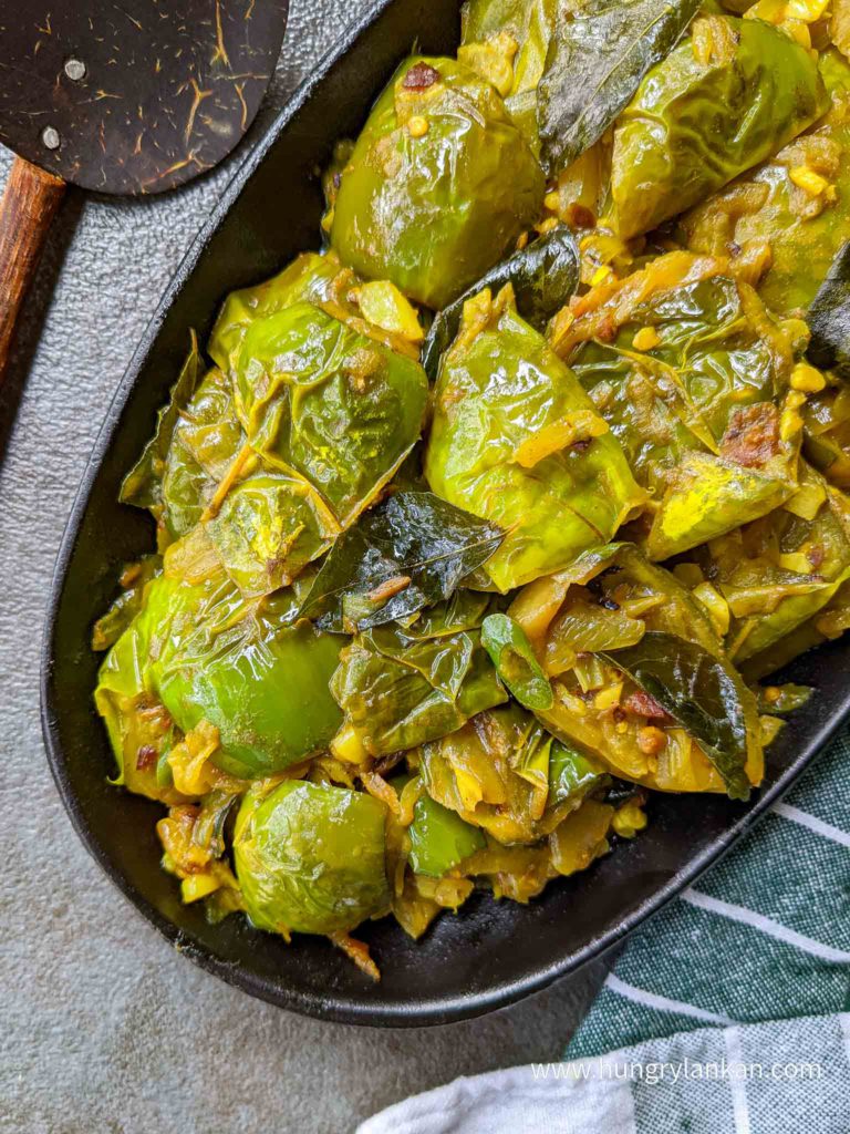 Thai eggplant stir-fry curry