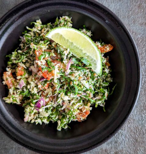 Sri Lankan gotukola sambol/ coconut salad