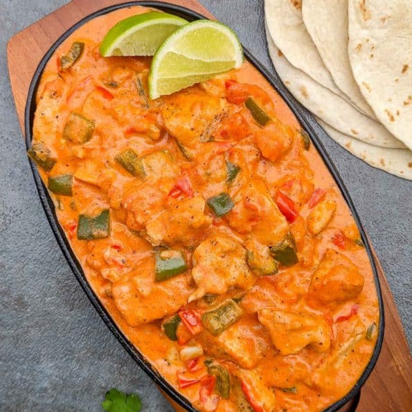 Creamy Jalapeno Chicken skillet