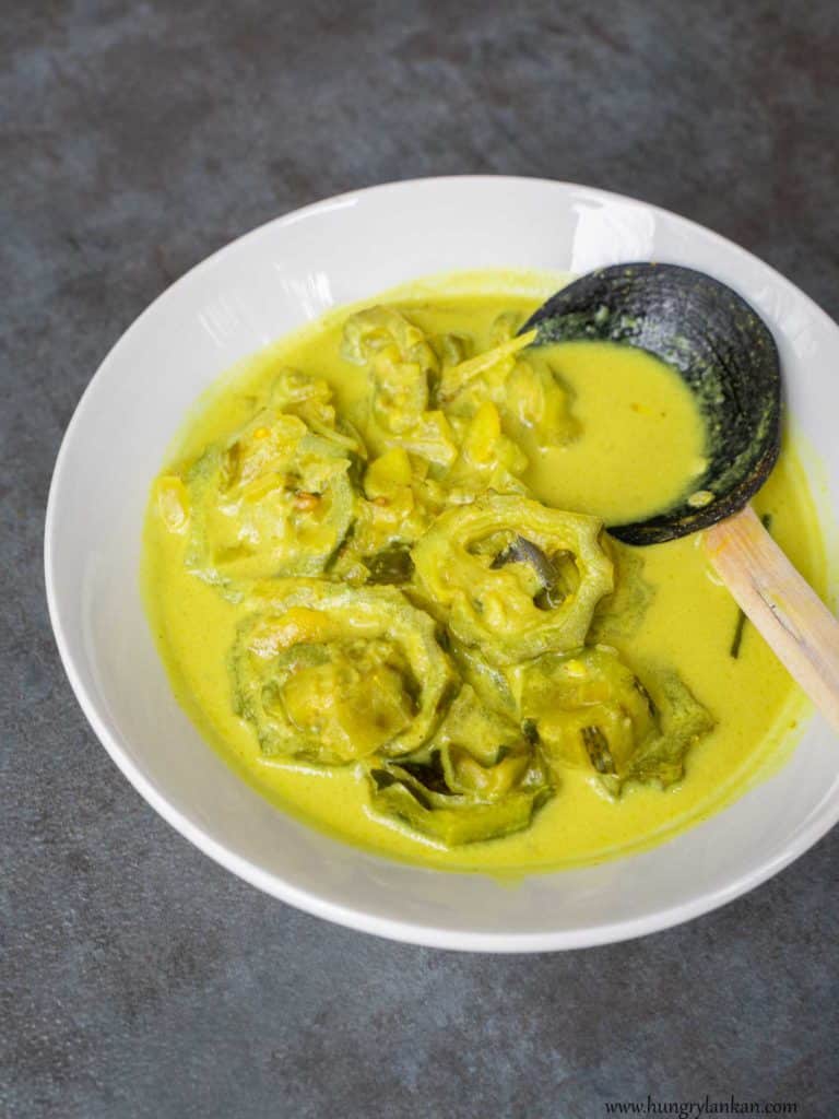 Sri Lankan Watakolu Curry/ vegan Ridge Gourd curry