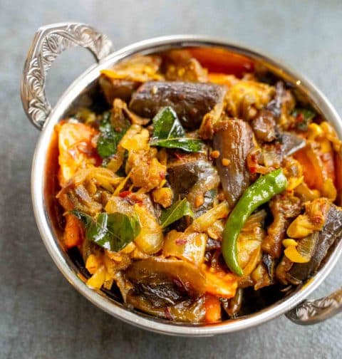 Sri Lankan Eggplant Stir-Fry