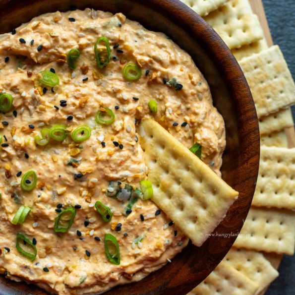 creamy cheese best easy salmon dip