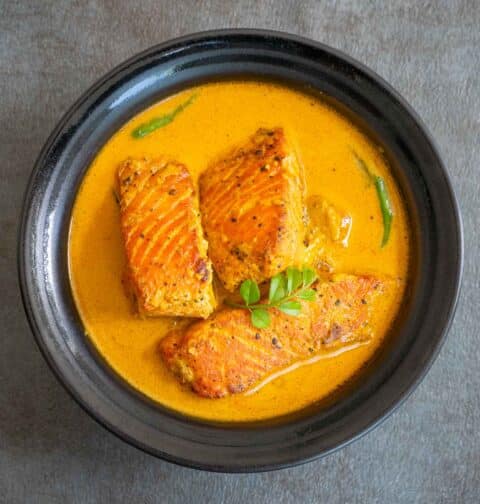 Salmon Curry with Coconut Milk