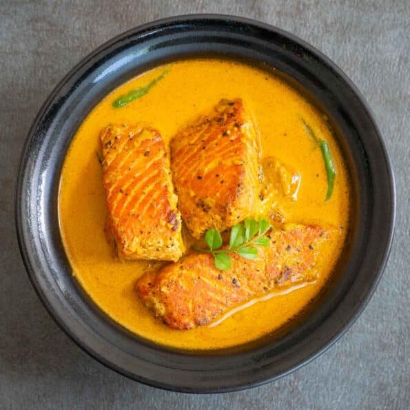 Salmon Curry with Coconut Milk