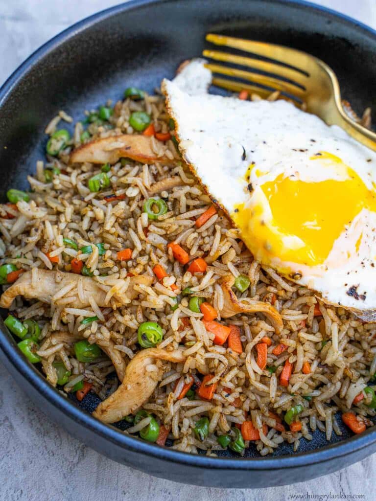 Low FODMAP chicken Fried Rice