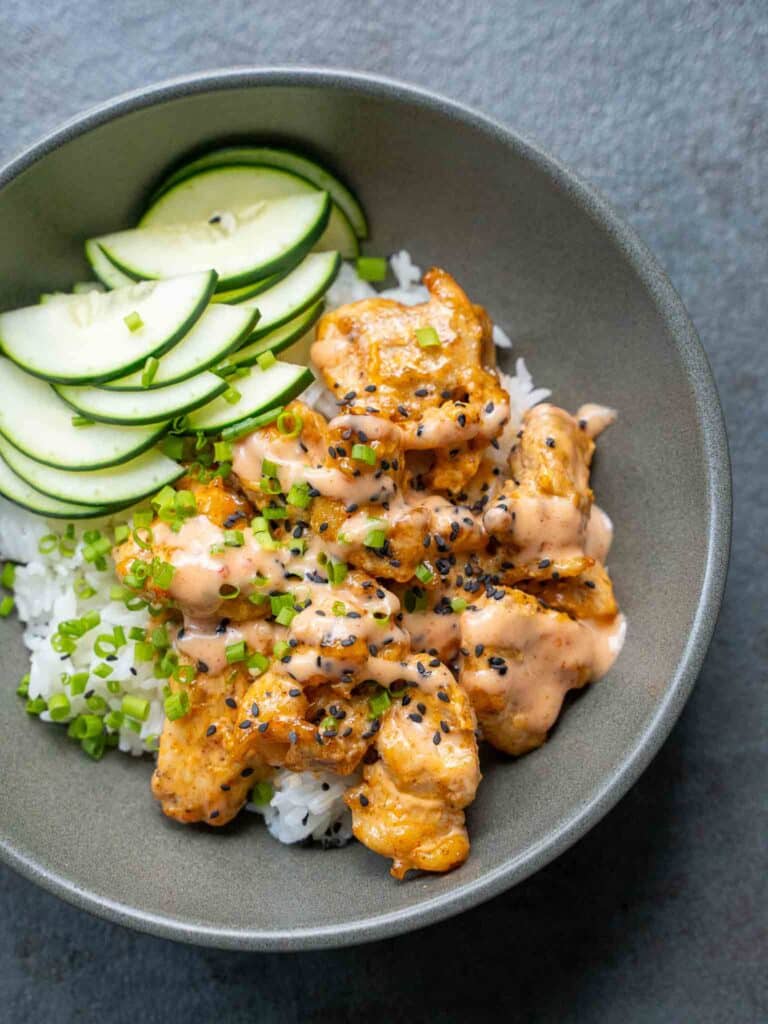 Bang bang chicken recipe in the air fryer or oven