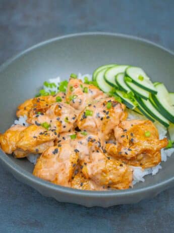 Bang Bang Chicken in air fryer and oven