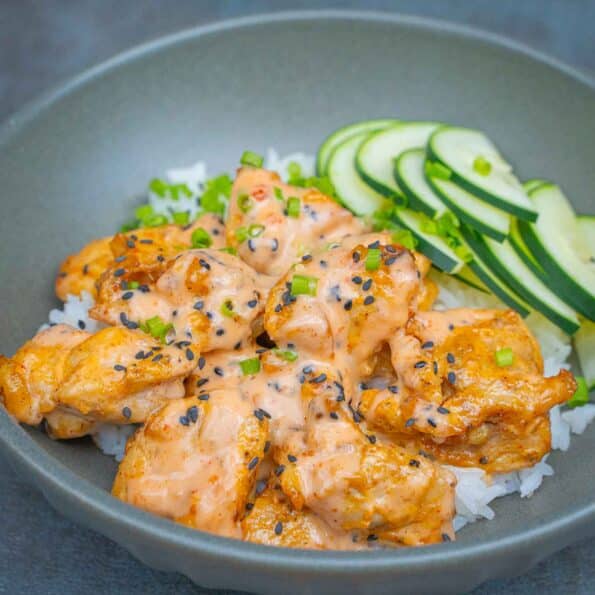 Bang Bang Chicken in air fryer and oven