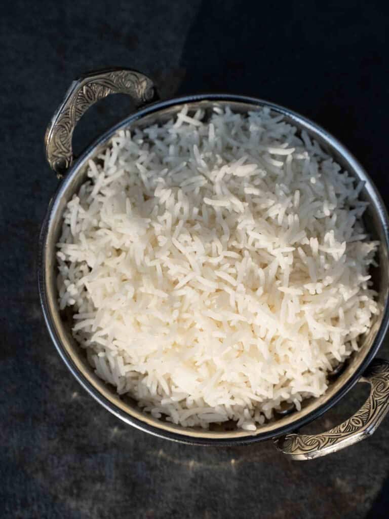 Cook perfect basmati rice in rice cooker