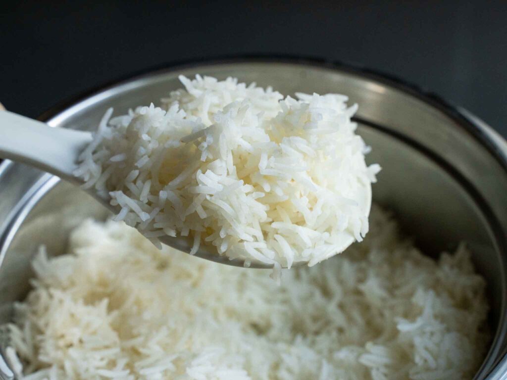 Cook perfect basmati rice in rice cooker