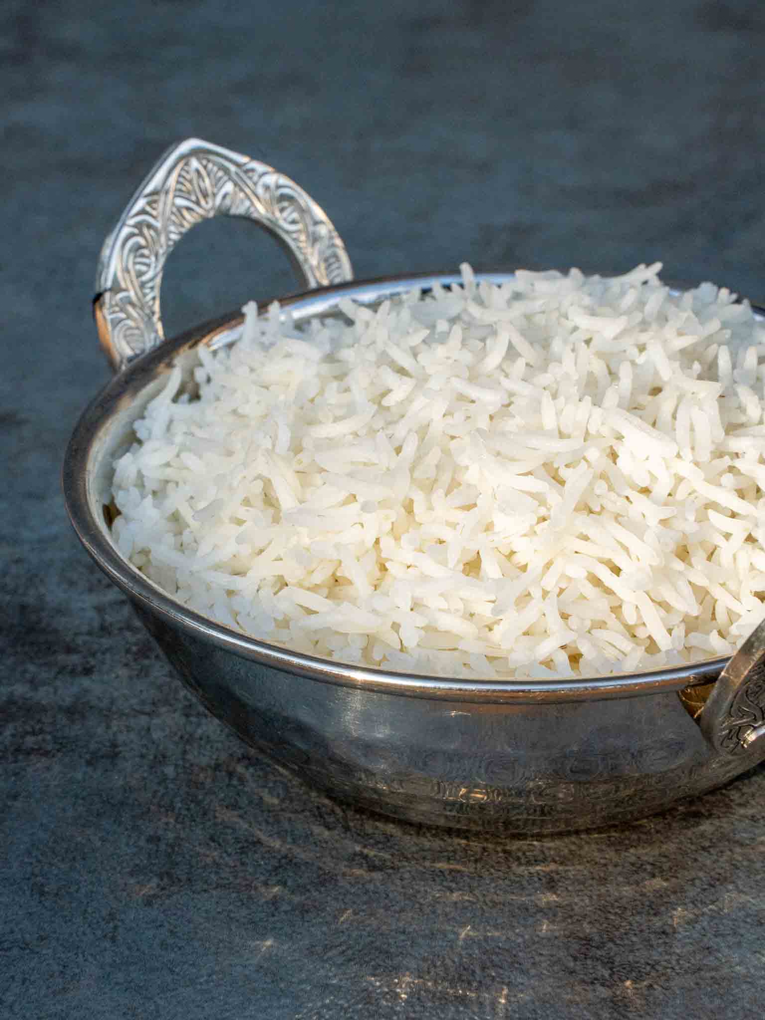 Perfect Basmati Rice in Rice Cooker - Hungry Lankan