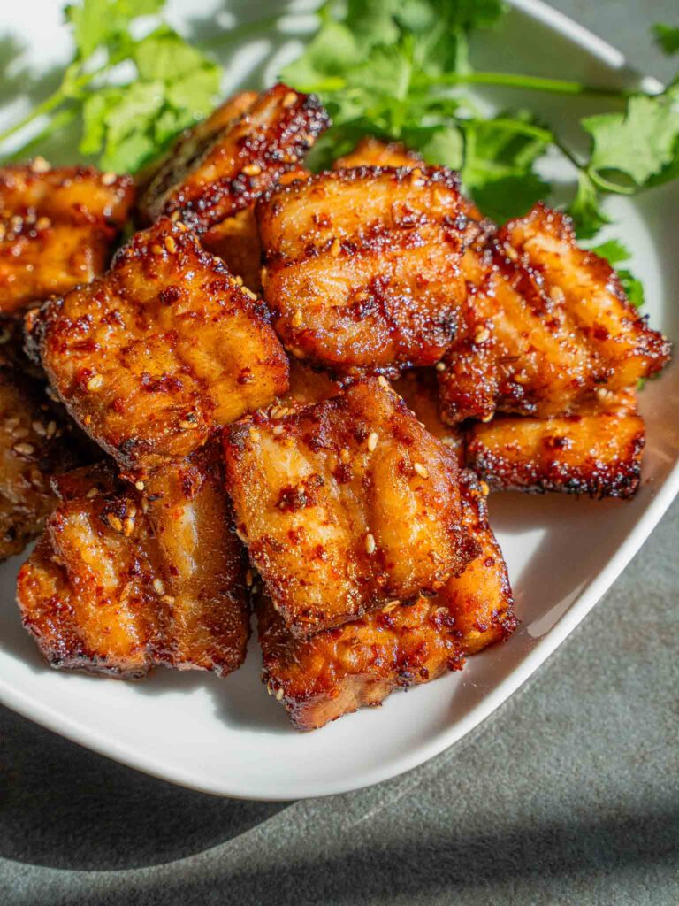 Spicy Pork belly in air fryer recie