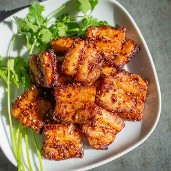 spicy pork belly air fryer recipe