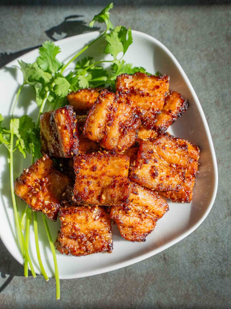 spicy pork belly air fryer recipe