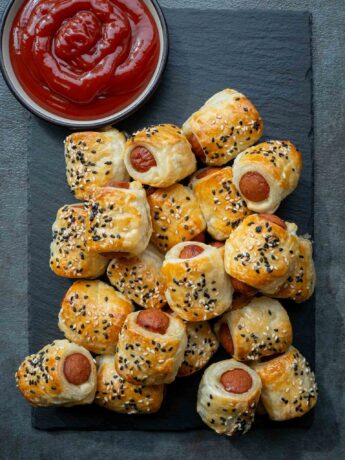 Pigs in a Blanket with Puff Pastry