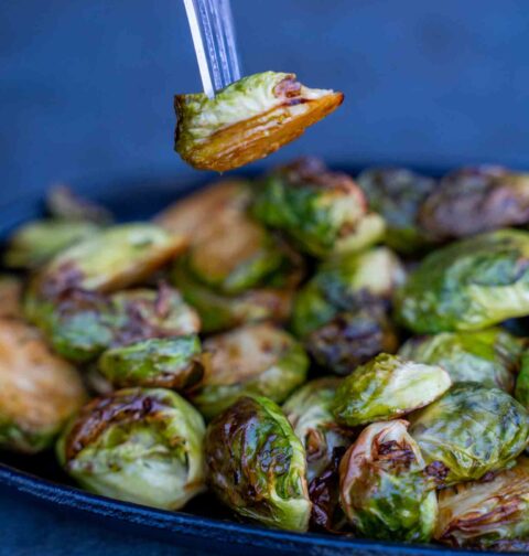 Soy Brown Sugar Brussels Sprouts