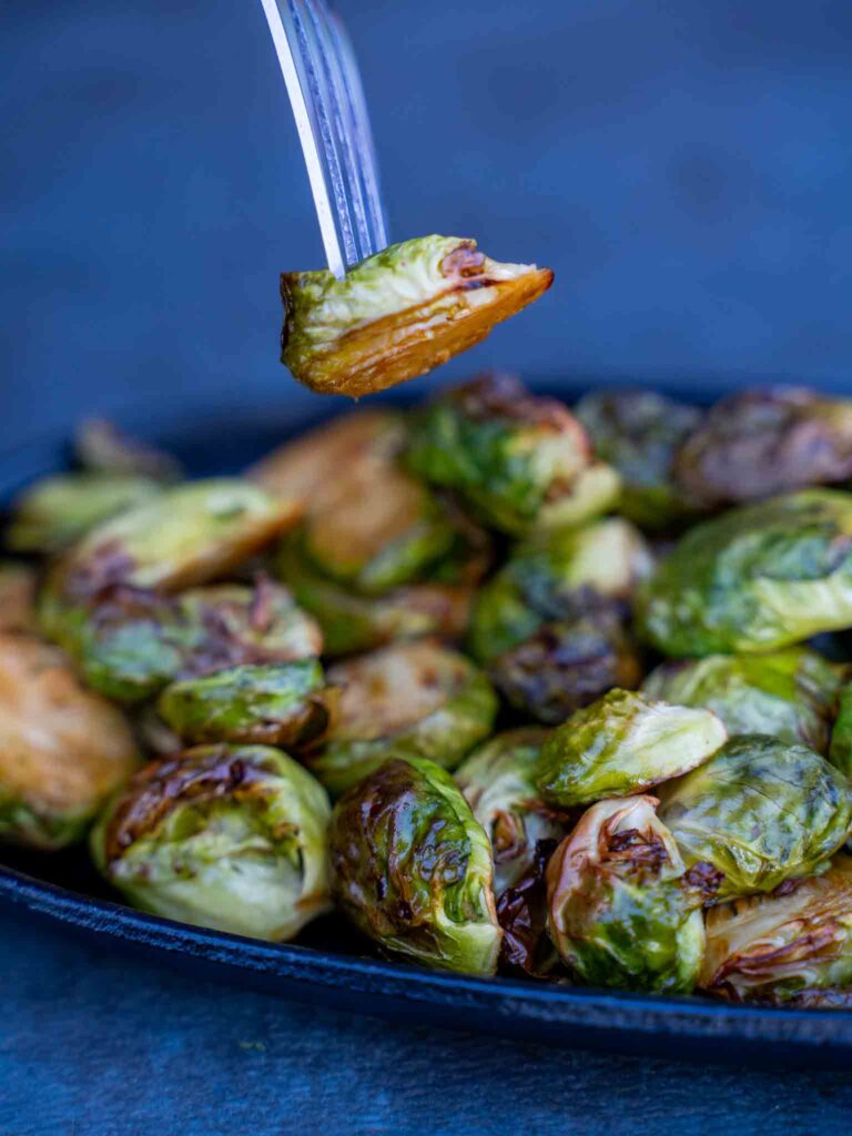 Soy Brown Sugar Brussels Sprouts