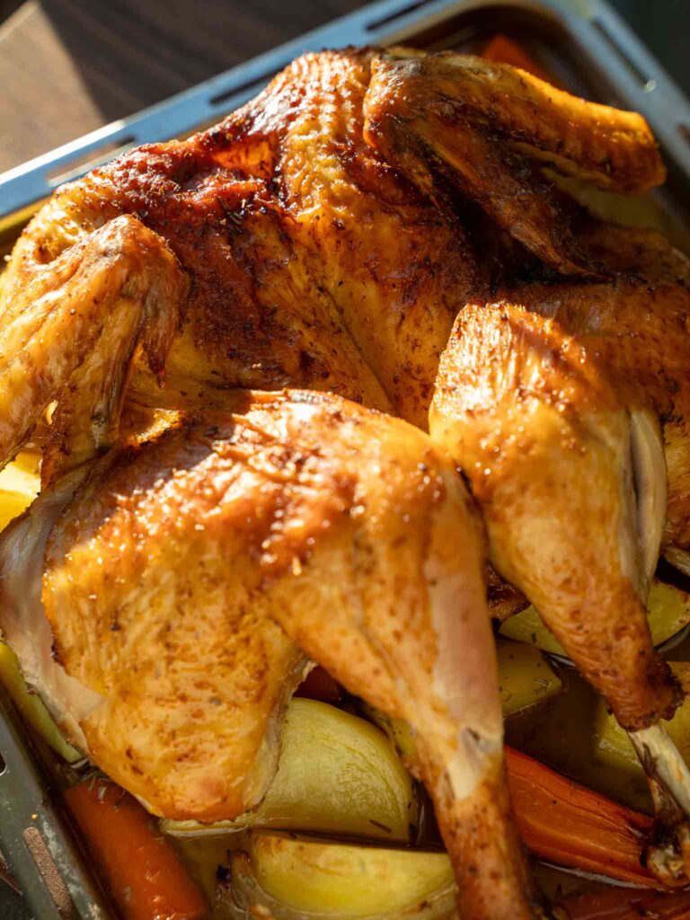 how to make whole chicken in air fryer