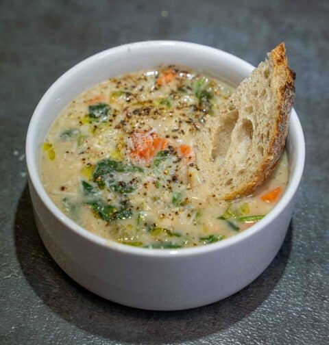 Cannellini white bean soup recipe