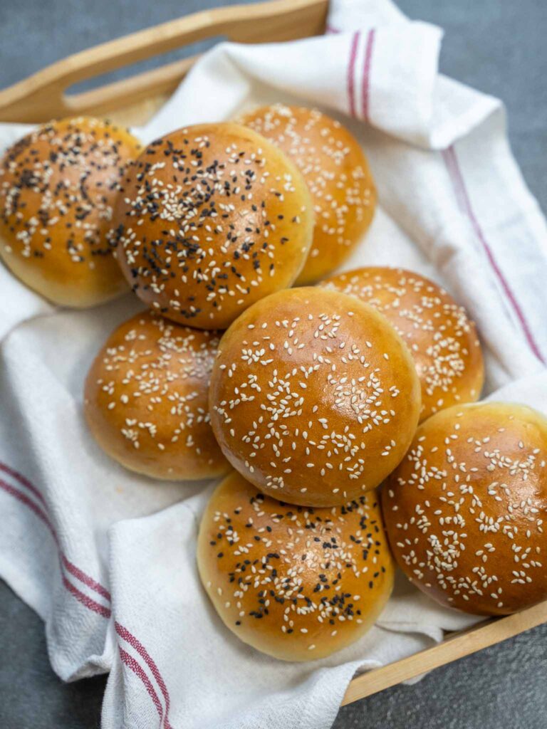 Homemade hamburger or Burger Buns