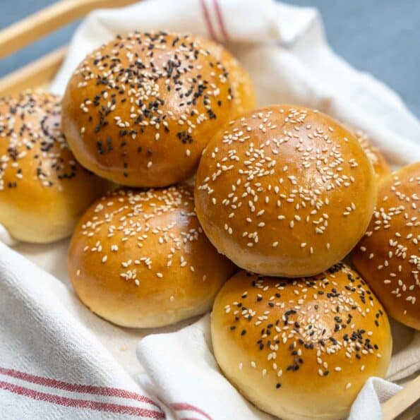 Homemade Hamburger Burger Buns